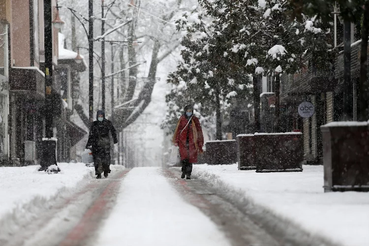 Meteoroloji’den Bursa’ya yoğun kar yağışı uyarısı