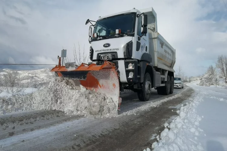 Bursa’da 55 köy yolu kapalı