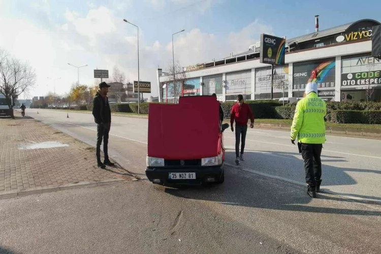 İzmir’den Bursa’ya gelen sürücü 405 kilometre sonra yakalandı