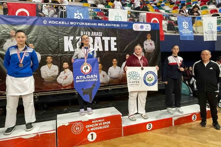 Nilüfer'den karatede 1 altın 2 bronz madalya
